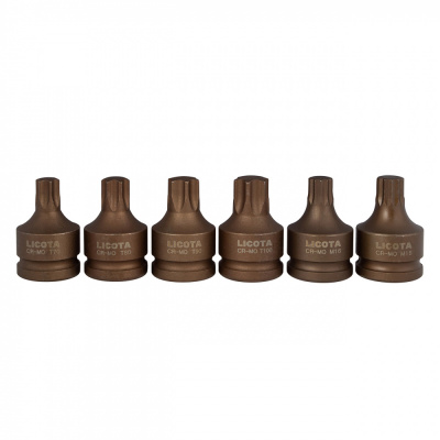 купить LICOTA ASA-80009 Набор ударных головок 3/4", T70-T100, M16, M18, 6пр.
