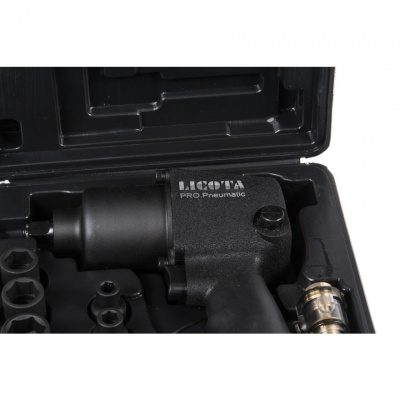 купить LICOTA PAW-04006RK2 Гайковерт пневматический ударный 1/2" 563 Нм (57 кГм) с головками 9-27 мм и аксессуарами, в кейсе
