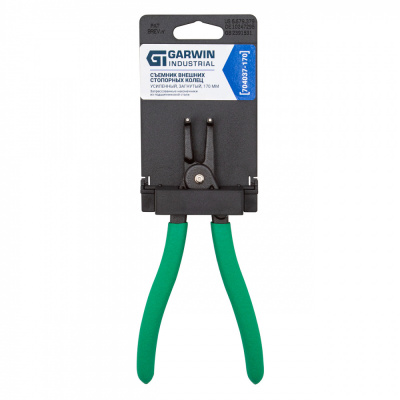 купить GARWIN INDUSTRIAL  704037-170 Съемник внешних стопорных колец усиленный, загнутый, 170 мм