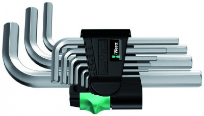 купить WERA WE-021406 Набор Г-образных ключей, хромированных, 1.5 - 10 мм