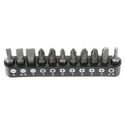 купить Набор бит 1/4" 25 мм на держателе SL, PH, PZ, HEX LICOTA