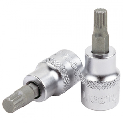 купить LICOTA H4RM12 Головка торцевая с вставкой spline 1/2" M12 L=55 мм