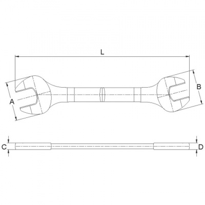 купить LICOTA AWT-EDS0809 Ключ рожковый 8х9 мм