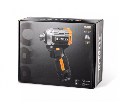 купить RUNTEC RT-ED133 Винтоверт ударный аккумуляторный RUNTEC PRO 1/4", 16В, 2*2Ач, 150Нм