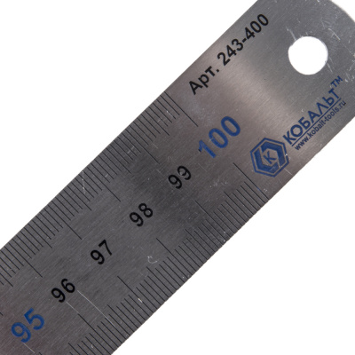 купить КОБАЛЬТ 243-400 Линейка 1000х28х0.7 мм нерж.сталь