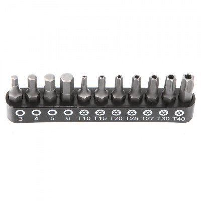 купить Набор бит 1/4" 25 мм на держателе TORX c отв., HEX LICOTA
