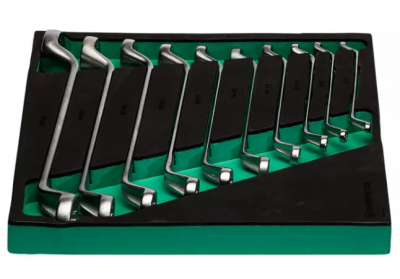 купить GARWIN PRO 646140 Набор ключей накидных изогнутых 10 предметов 6-32 мм