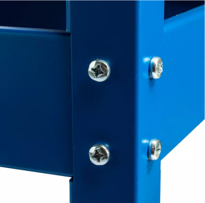 купить RUNTEC RT-3B Тележка с тремя открытыми полками, синяя