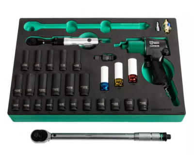 купить GARWIN 646500 Набор пневмоинструмента с гайковертом 31 пр. в ложементе EVA GARWIN PRO