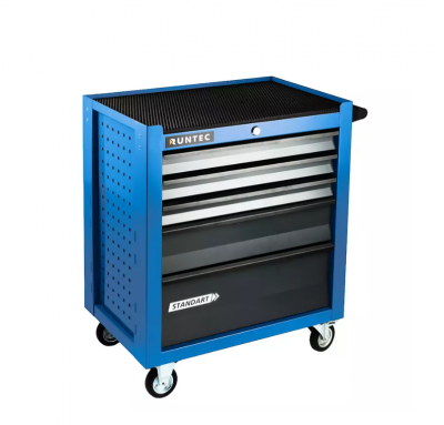 купить RUNTEC RTSTD-5B Тележка инструментальная 5 полочная Standart синяя