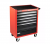 купить RUNTEC RTEC-7R Тележка инструментальная 7 полочная ECO красная