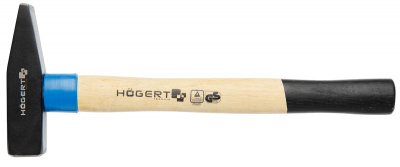 купить  HT3B008 HOEGERT Молоток слесарный кованый 800 г, с деревянной рукояткой