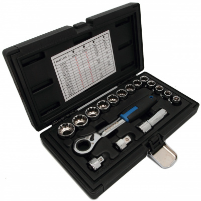 купить LICOTA ALK-1006P Набор торцевых головок проходных с аксессуарами 19мм 17пр.