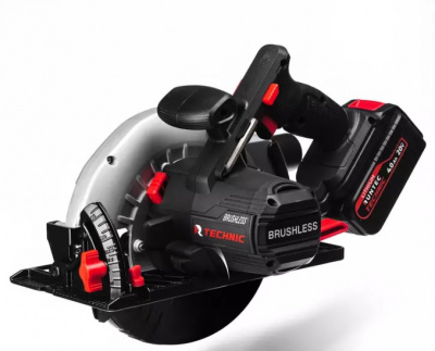 купить Пила циркулярная аккумуляторная RUNTEC TECHNIC 190*30 мм, 20В, 2*4Ач, 1000Вт