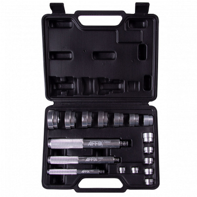 купить AFFIX AF10020017C Набор оправок алюминиевых для подшипников, 10-32 мм, кейс, 17 предметов