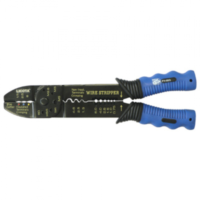 купить LICOTA TCP-10353 Клещи для зачистки проводов и обжима клемм 5 функц. 225 мм
