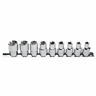 купить HOEGERT HT1A880 Набор торцевых головок Torx 1/2", 9 шт.