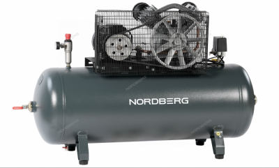 купить NORDBERG NCP300/880 Компрессор поршневой с ременной передачей 380В, ресив. 270л, 880л/мин
