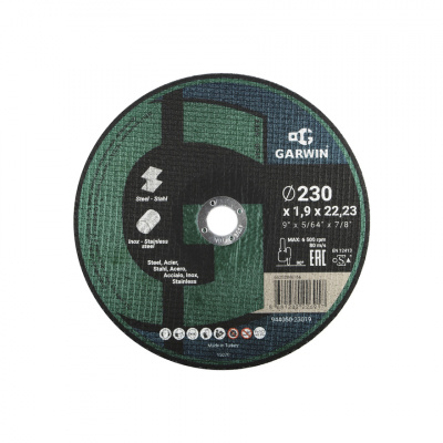 купить  944050-23019 Круг отрезной A46S-230x1.9x22.23-T41 мет/нерж