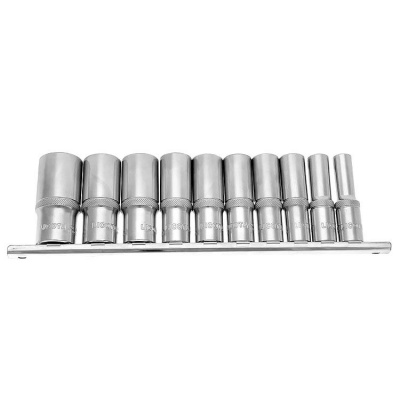 купить LICOTA TBS-23004 Набор глубоких торцевых головок 3/8" 12 гр. 5/16"-13/16" 9пр. на линейке