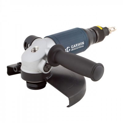 купить GARWIN INDUSTRIAL  803017-18-20 Пневматическая углошлифовальная машинка c поворотным включателем, 180 мм, 7600 об/мин