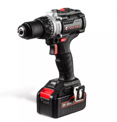 купить RUNTEC RT-ID100T Дрель-шуруповерт ударная аккумуляторная RUNTEC TECHNIC 13 мм, 20В, 2*4Ач, 100Нм