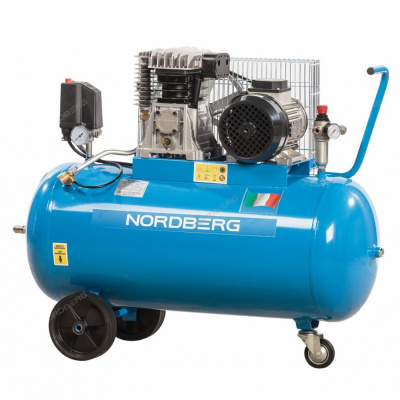 купить NORВBERG NC100/360 Компрессор поршневой с ременным приводом