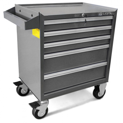 купить LICOTA AWX-2602GSK01 Телега инструментальная 287пр., 5 полок, серая