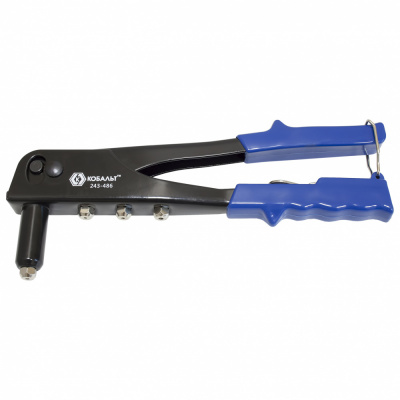 купить КОБАЛЬТ 243-493 Заклепочник 270 мм, заклепки 2,4-3,2-4,0-4,8 мм, кейс