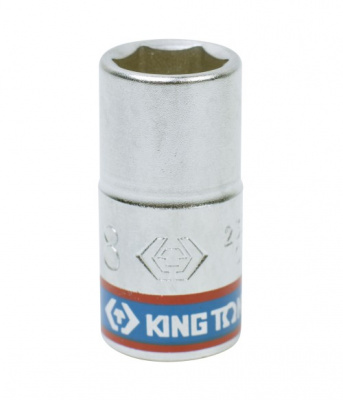 купить  233508M KING TONY Головка торцевая стандартная шестигранная 1/4", 8 мм