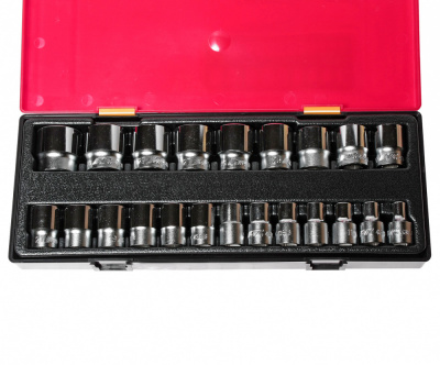 купить JTC-K4221 Набор головок торцевых 6-гранных 1/2" 8-32мм (в кейсе), 22шт