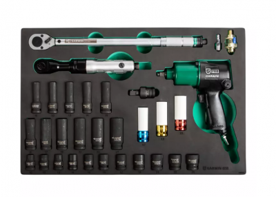 купить GARWIN 646500 Набор пневмоинструмента с гайковертом 31 пр. в ложементе EVA GARWIN PRO
