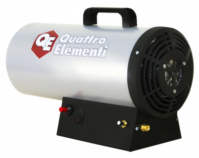 купить Нагреватель воздуха газовый QUATTRO ELEMENTI QE-12G (12к/Вт, 300 м.куб/ч, 0,75 л/ч, 5,3 кг)