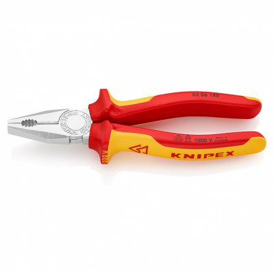 купить Knipex KN-0106160 Плоскогубцы комбинированные хром-ванадиевые, 160 мм