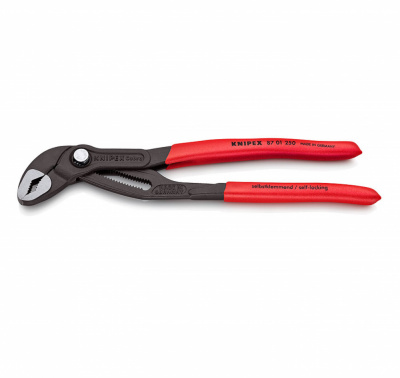 купить Knipex KN-8701250 Высокотехнологичные сантехнические клещи Cobra черненые 250 мм