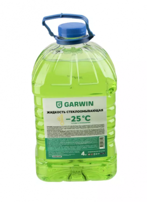 купить Жидкость стеклоомывателя зимняя -25С, ПЭТ 4 л GARWIN