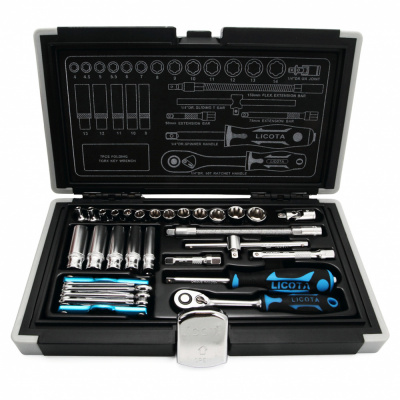 купить LICOTA ALK-0004 Набор торцевых головок 1/4" 32пр.