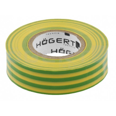 купить  HT1P286 HOEGERT Изоляционная лента желто-зеленая PVC