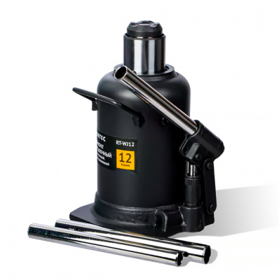 купить RUNTEC RT-WJ12 Домкрат бутылочный, двухштоковый, профессиональный 12 т, 235-590 мм