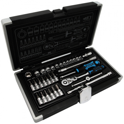 купить LICOTA ALK-0003 Набор торцевых головок 1/4" 33пр super lock