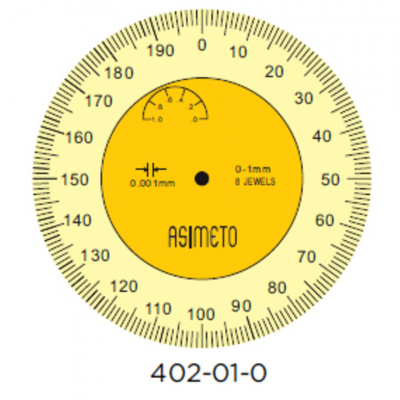 купить ASIMETO 402-01-0 Индикатор часового типа ИЧ 0-1 мм, 0,001 мм
