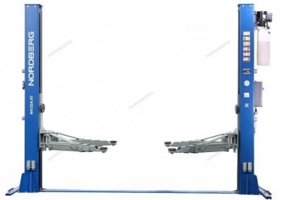 купить NORDBERG N4122AE-5B_380 Подъемник двухстоечный 5 т, нижняя синхронизация, с электростопорами, 380 В, синий