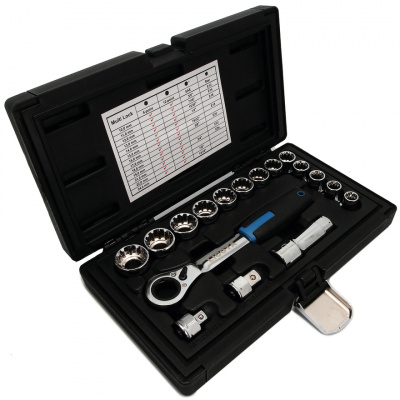 купить LICOTA ALK-1006P Набор торцевых головок проходных с аксессуарами 19мм 17пр.