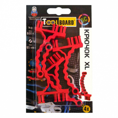 купить TOOL BOARD 4630046500057 Крючок XL для крупного инструмента 40x10x63 мм