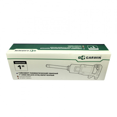 купить GARWIN 800550-2400 Гайковерт пневматический ударный 1" 2400 Нм (245 кГм) облегченный