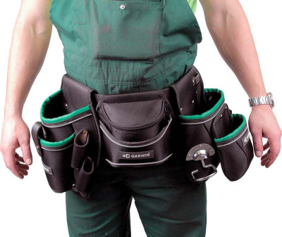 купить GARWIN GA-TP03 Сумка для шуруповерта поясная, 2 кармана