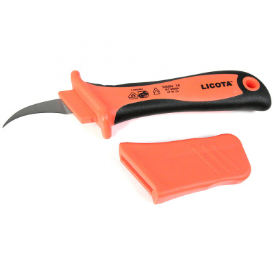 купить LICOTA AKD-V003 Нож электрика для снятия изоляции VDE 1000В, с секторными жилами