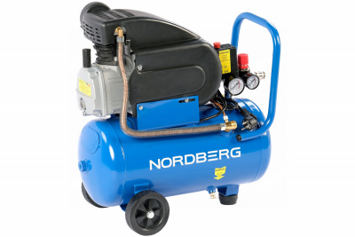 купить NORDBERG NCE25/240 Компрессор поршневой 220В, ресив. 24л, 240л/мин