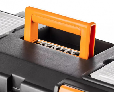купить RUNTEC RT-445 Ящик инструментальный пластиковый с органайзером, средний, 450х243х210 мм