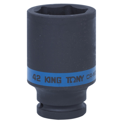 купить KING TONY 643542M Головка торцевая ударная глубокая шестигранная 3/4", 42 мм